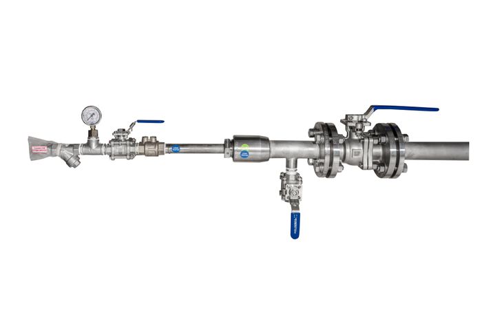 Sparger and Oxygen flow & pressure control