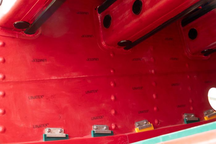 LINATEX rubber lining, hoses and spools