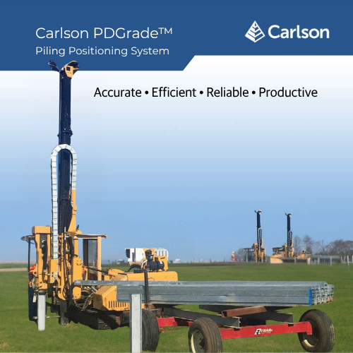 Carlson Piling Guidance System
