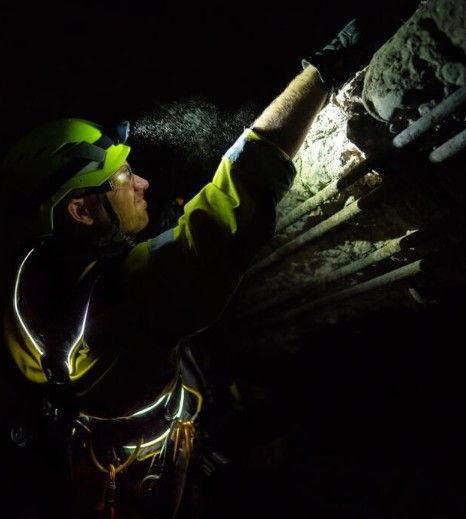 Sunfibre Wearable Active Lighting (Missing) Miner Location and Safety Technology