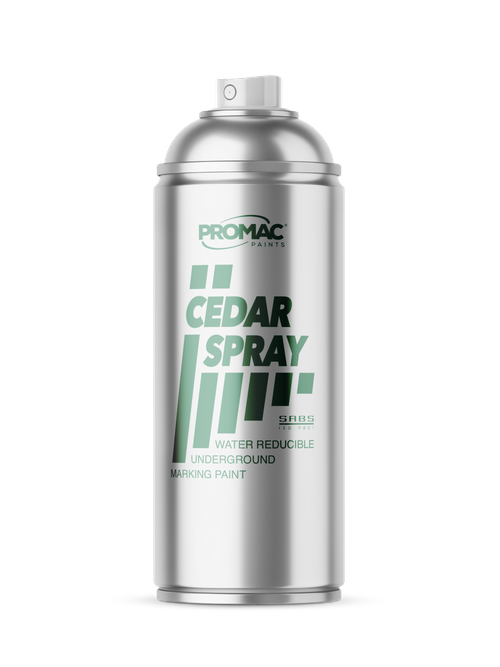 Promac Cedar Spray: Underground mine marking paint