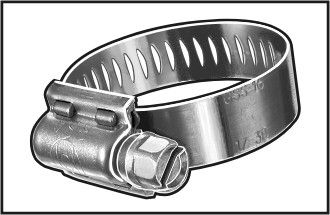 WORM DRIVE HOSE CLAMPS