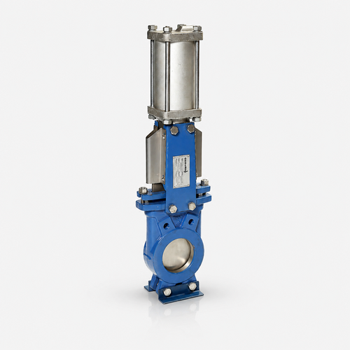 Ductile Iron Pneumatic Knife Gate Valve – PN16 Wafer/Lugged