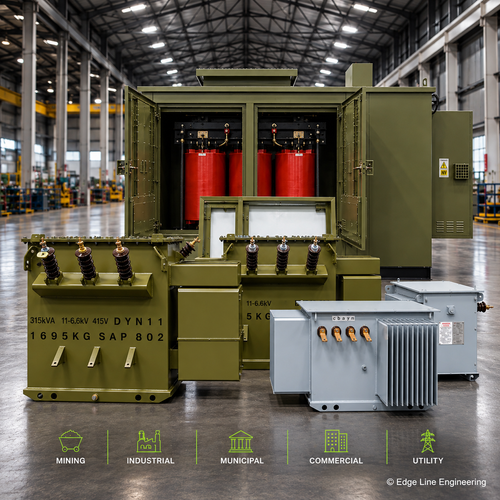 Electrical Transformers - HV, MV and LV 