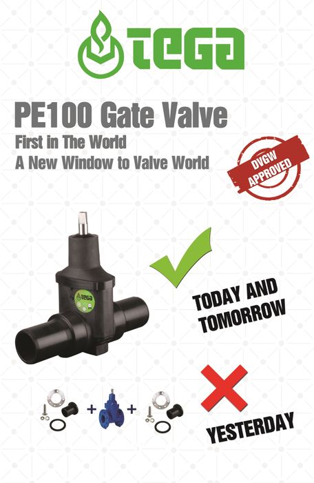 PE GATE VALVE -TEGA MÜHENDİSLİK SANAYİ VE TİCARET A.Ş.