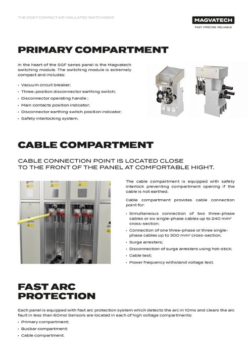 SGF 11kV Fixed Pattern Switchgear