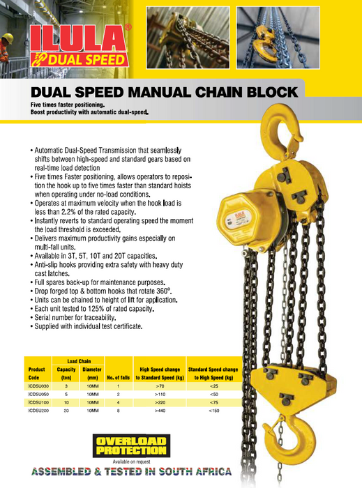 Ilula Dual Speed Chain Block