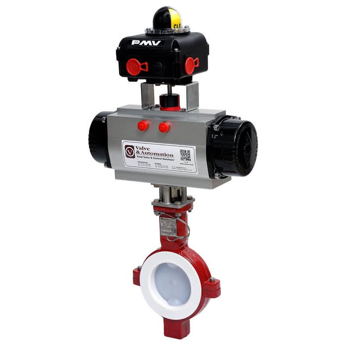 Butterfly Valve - Fully PFA / PTFE Lined - Richter NK