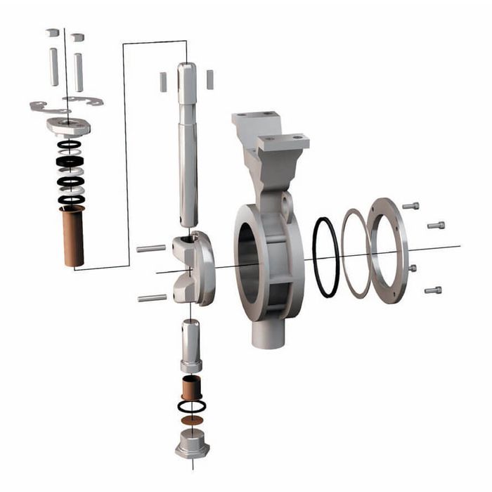 Butterfly Valve - Metal Seats - NAF Torex