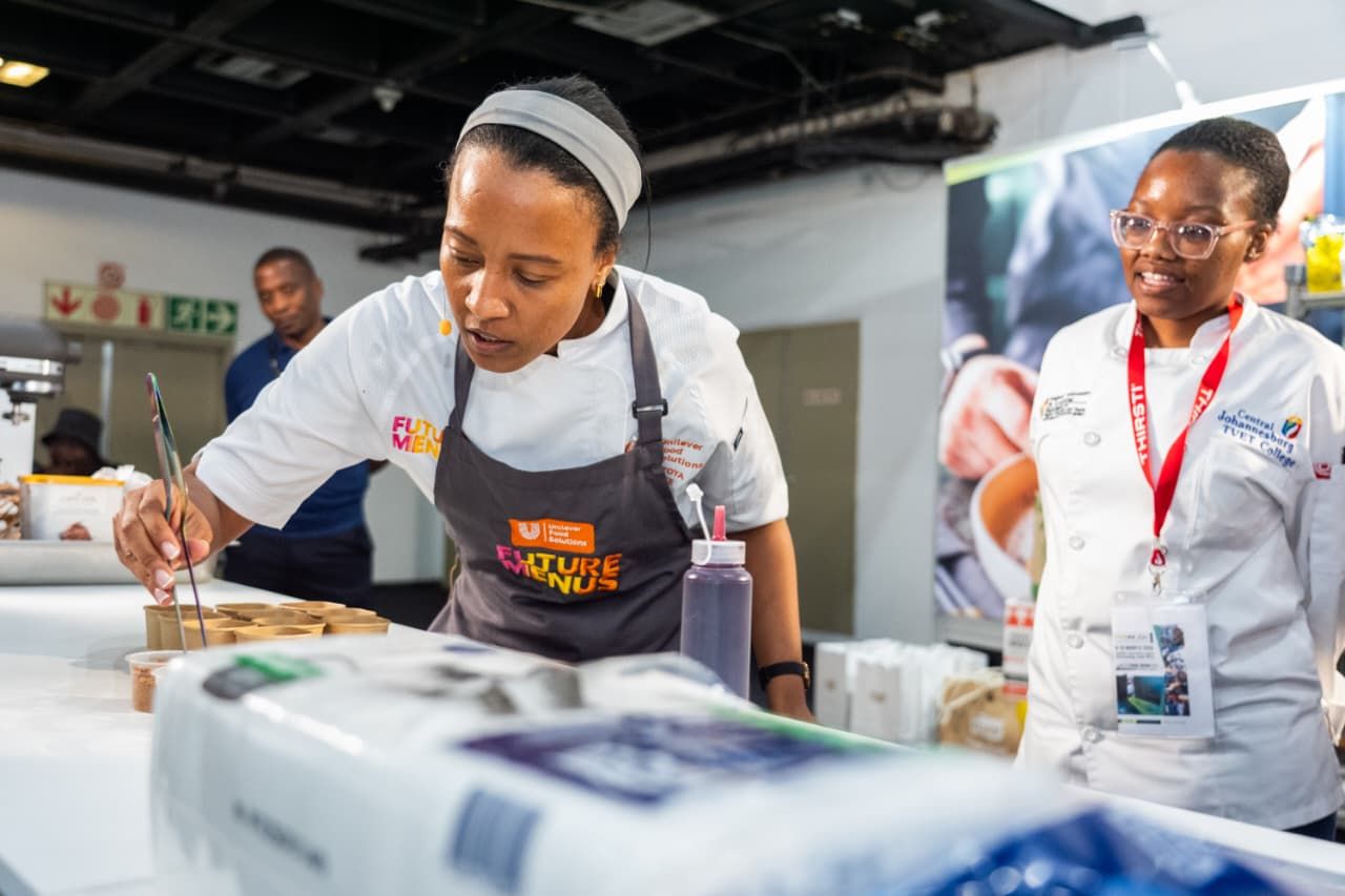 Chef preparing a meal
