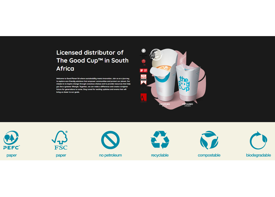 Cover image - Good Planet SA™ (Pty) Ltd