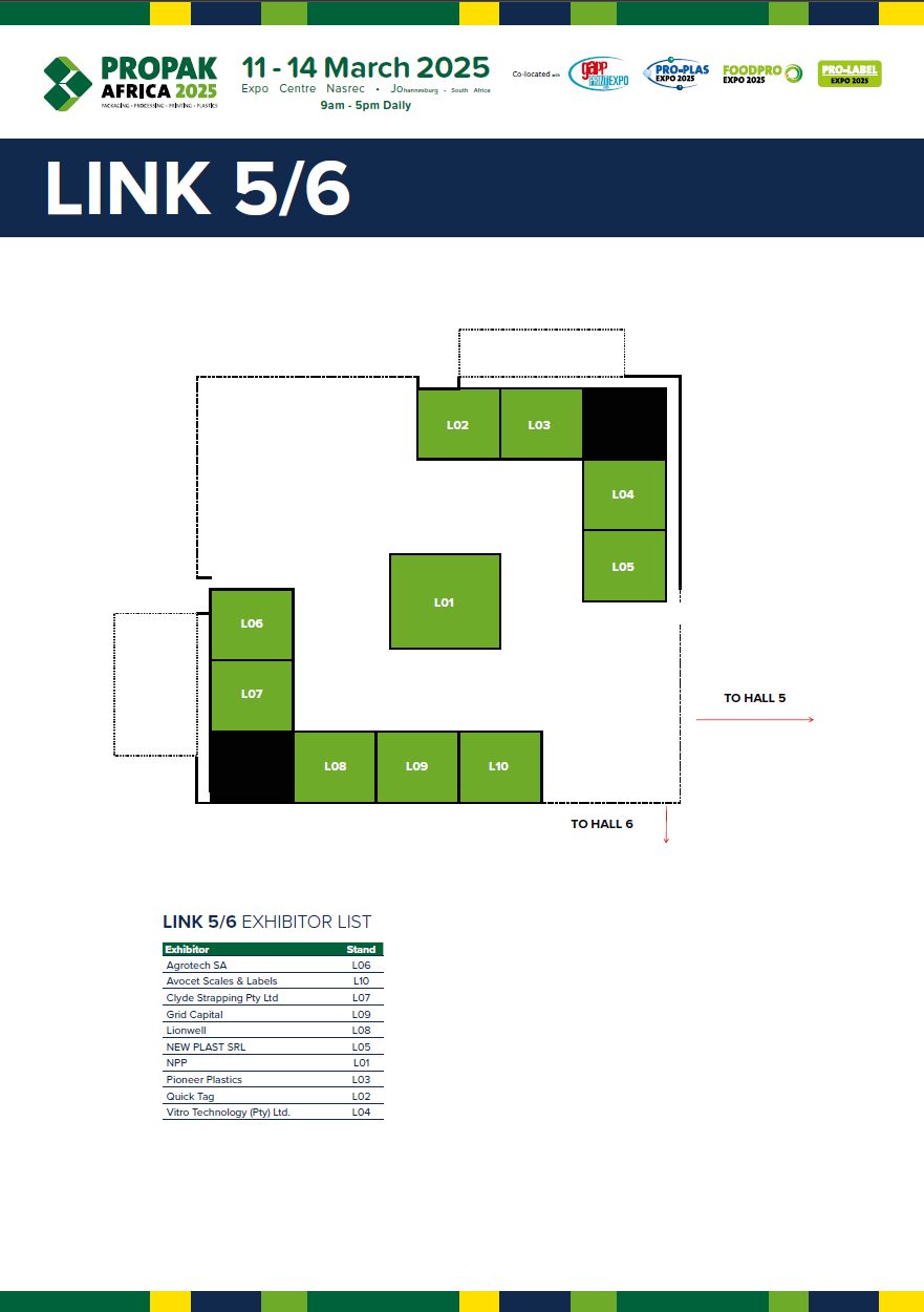 Hall 5 floor plan