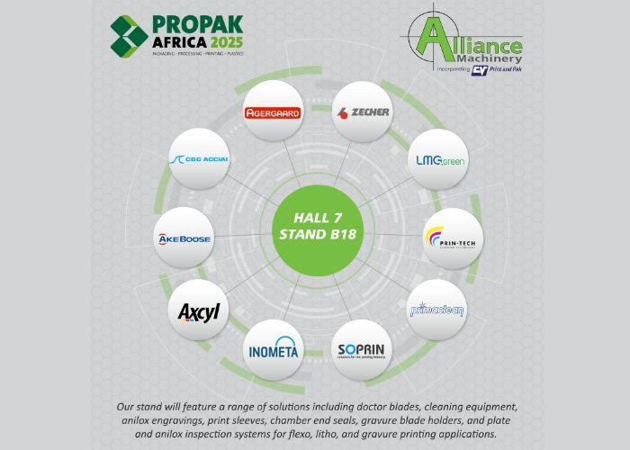 Alliance Machinery showcasing latest solutions at Propak Africa