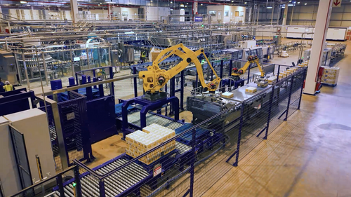 Materials Handling: End-of-Line Packaging and Palletizing
