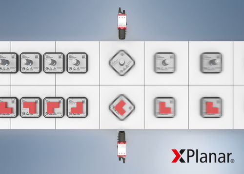 Beckhoff | XPlanar: additional degree of freedom for planar motor drive system through software-based 360-degree rotation