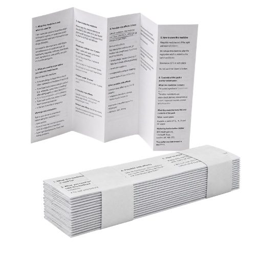 Neck-Tags, Leaflet Inserts & Folding Cartons