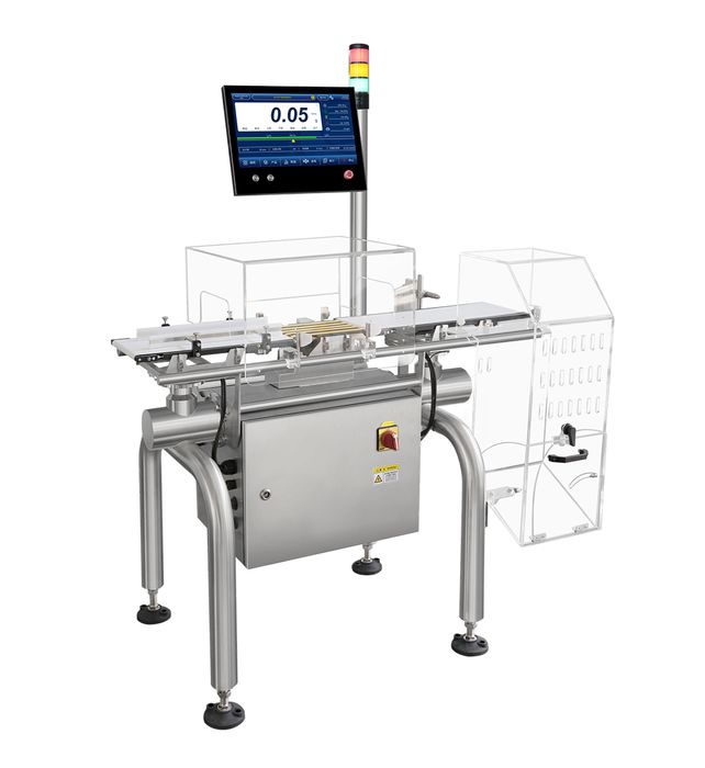 Hawk Pharma Checkweigher: 5-600 g at 400 Packs/Minute