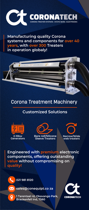 Coronatch - Corona Treating Machinery & Custom Solutions.