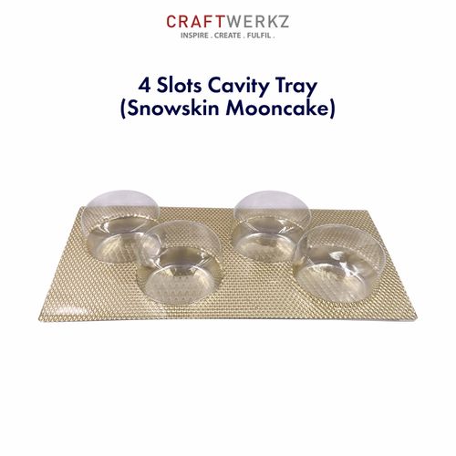 4 Slots Cavity Tray (Snowskin Mooncake)