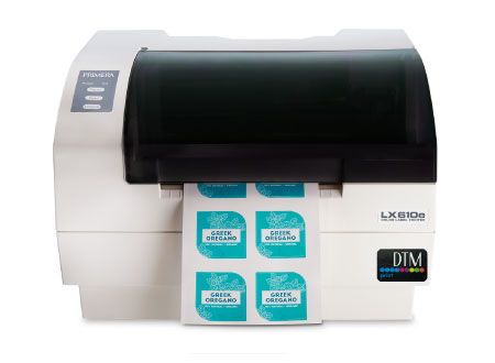 LX610e Color Label Printer for custom-shaped and individual product labels