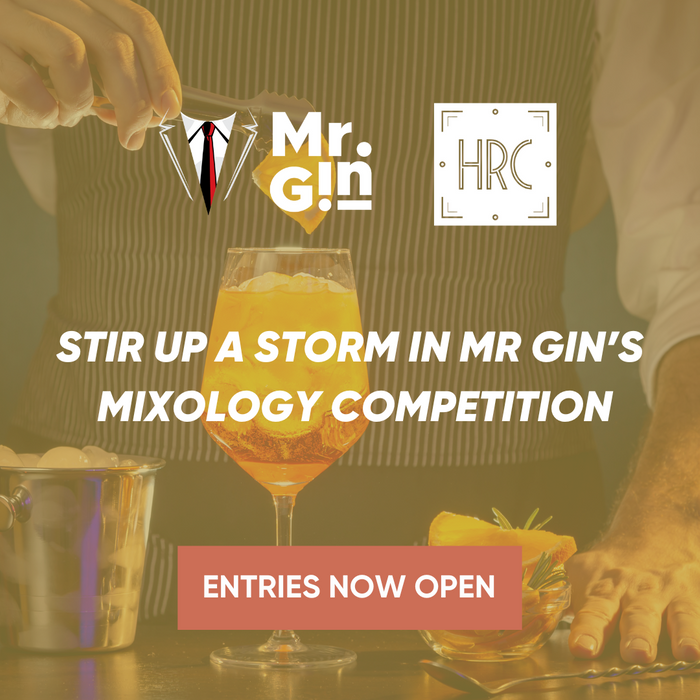 HRC Partners with Mr Gin for the launch of the 2024 Mixologist of the Year Competition