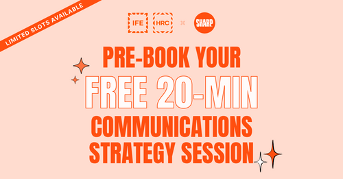 Sharp bring free expert PR consultations to IFE & HRC this March