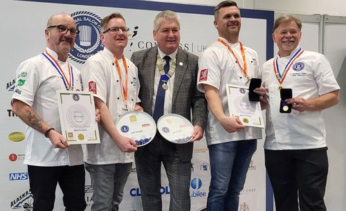 Scotland team awarded 'Best in Class' in Salon Culinaire's NHS 4 Nations Chef Challenge