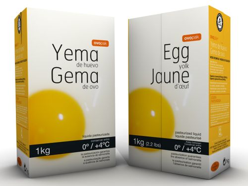 Pasteurized egg yolk Ovopak