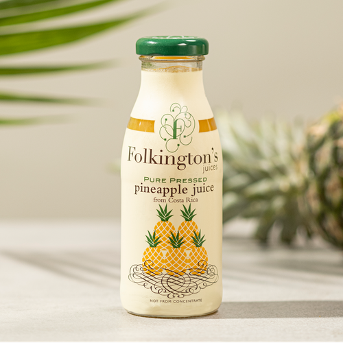 Folkington's pineapple juice - 250ml glass bottle