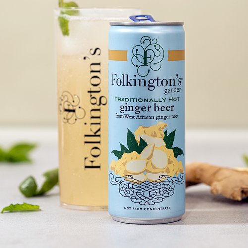 Folkington's ginger beer - 250ml can