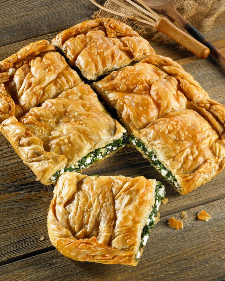 Traditional Pie With Spinach And Cheese