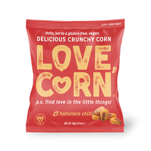 LOVE CORN Delicious Crunchy Corn Sea Habanero, 20g