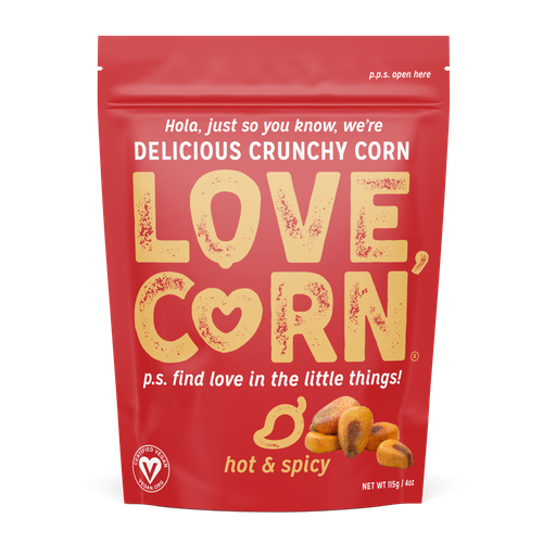 LOVE CORN Delicious Crunchy Corn Habanero, 45g
