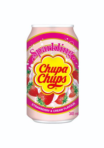 Chupa Chups Strawberry & Cream 345ml