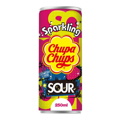 Chupa Chups Sour Strawberry 250ml