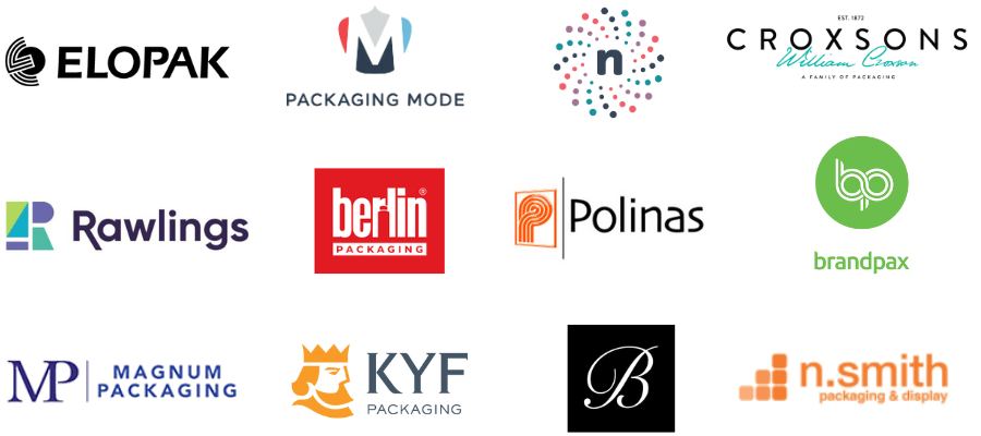 packaging exhibitor logos