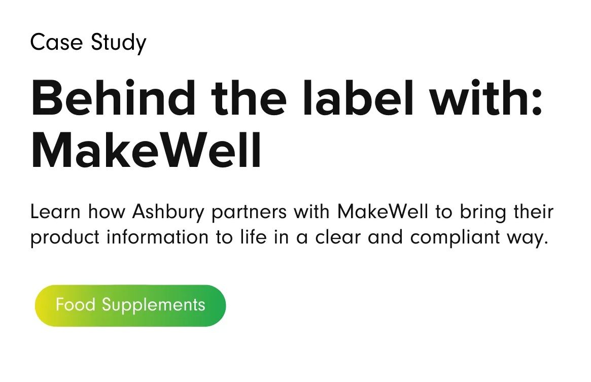 Case study Ashbury supports the relaunch of MakeWell nutritional