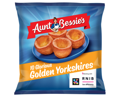 Aunt Bessie's trials new packaging for visually impaired shoppers