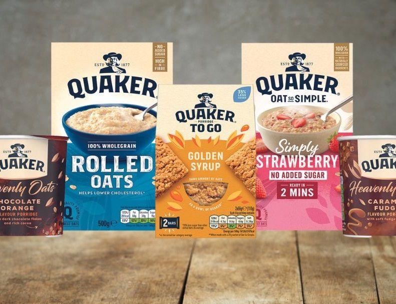 Majority of Quaker Oats portfolio to be NonHFSS following extensive