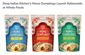 Deep Indian Kitchen’s Momo Dumplings Launch Nationwide at Whole Foods