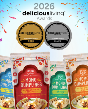Momo Dumplings Deep Indian Kitchen Gold Delicious Living Awards