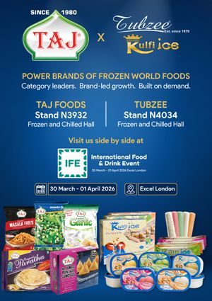 Taj Foods & Tubzee The Power Brands of Frozen World Foods Take the Stage at IFE 2026 London, UK