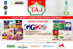 Taj Foods Recognised at the 27th GG2 Leadership Awards as It Advances the Future of World Foods Frozen