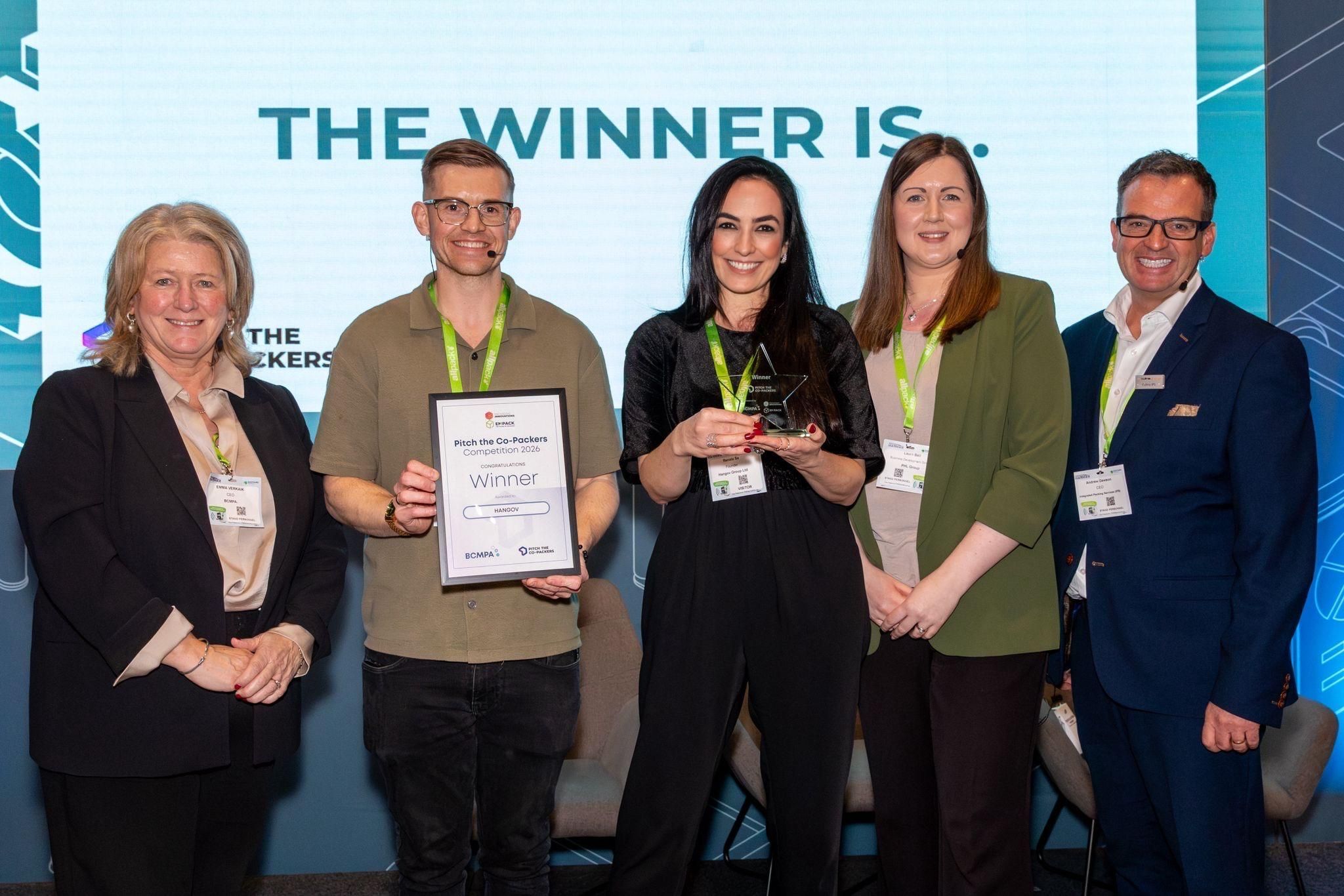 hangov crowned winner of Pitch the Co-Packers 2026, leading the way in preventative alcohol wellness