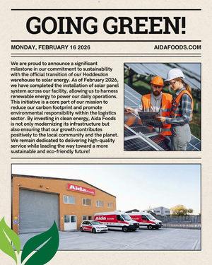 Aida Foods Going Green!