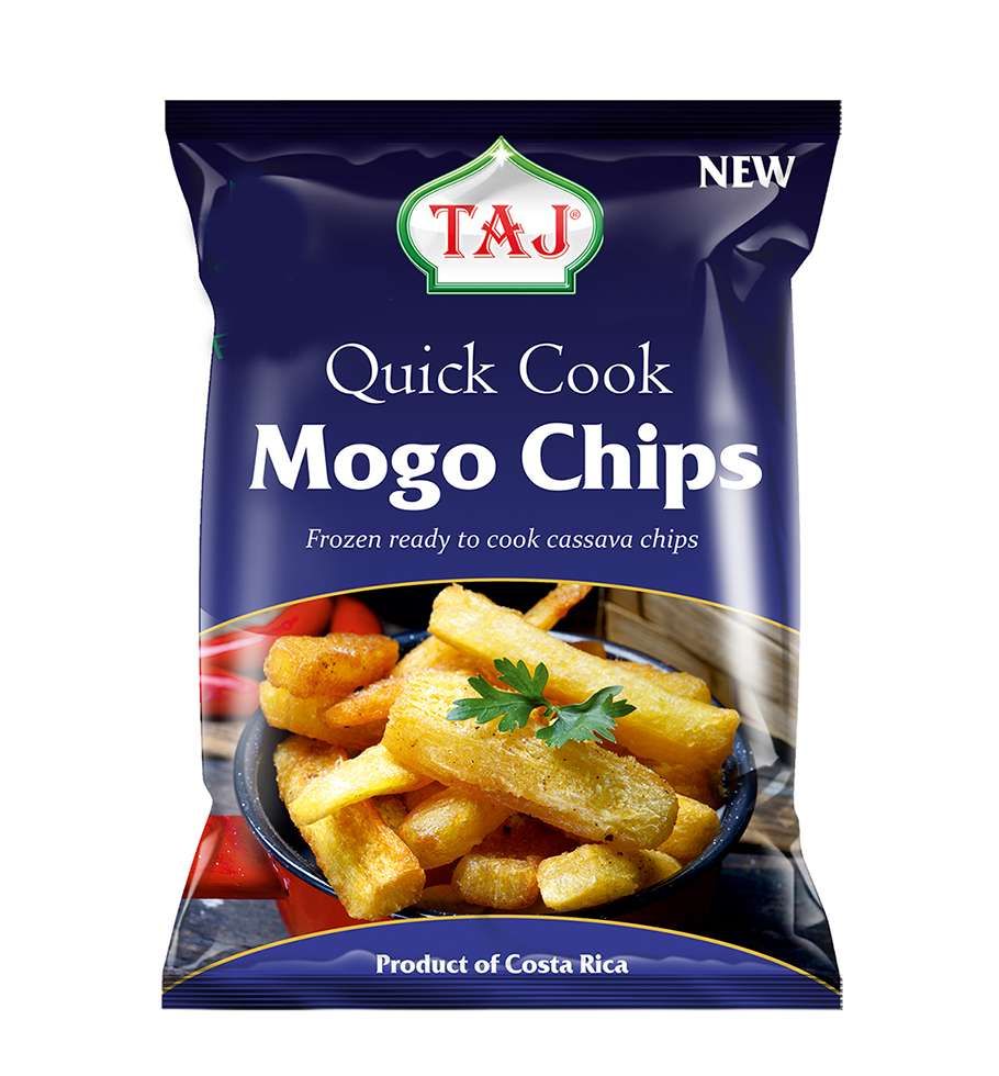 FOR IMMEDIATE RELEASE Taj Foods Introduces Quick Cook Mogo (Cassava) Chips – Par Boiled, Ready to Fry, and a Market Innovation!