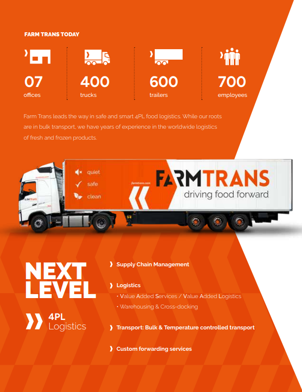 Farm Trans Brochure 2025 - Your global supply chain partner in Food and Agri