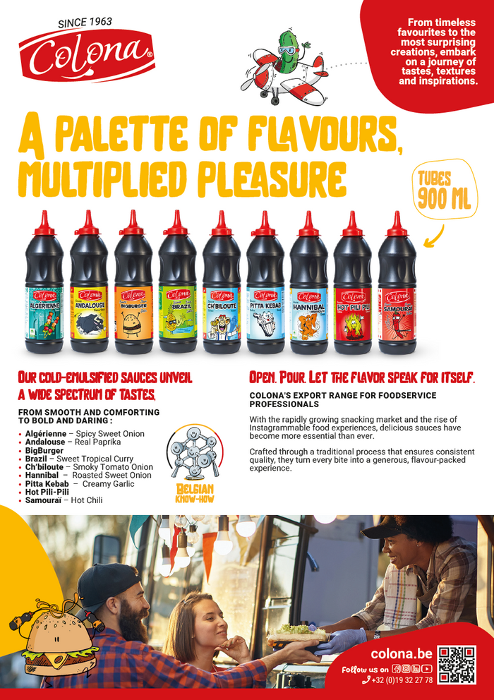 A palette of flavours, multiplied pleasure