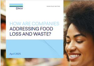 How are companies addressing food loss and waste?