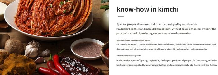 Andong Pungsan Kimchi Brochure 